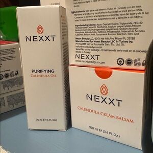 NEXXT Calendula Cream Balsam in White Jar w/Free 30 ml purifying calendula oil